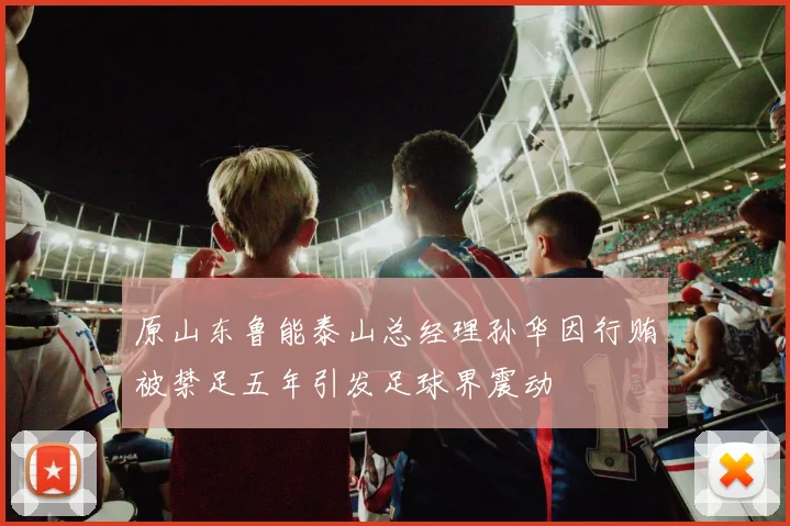 原山东鲁能泰山总经理孙华因行贿被禁足五年引发足球界震动